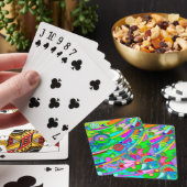Handgemachte und digital gestrichene Muster Art 18 Spielkarten (In Situ)
