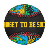 Handgemachte und digital gestrichene Muster Art 21 Baseball (Rückseite)