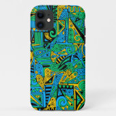 Handgemachte und digital gestrichene Muster Art 21 Case-Mate iPhone Hülle (Rückseite)