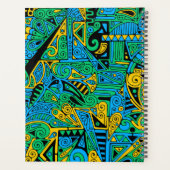 Handgemachte und digital gestrichene Muster Art 21 Planer (Rückseite)
