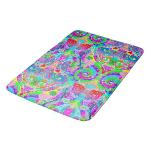 Handgemachte und digital gestrichene Muster Art 22 Badematte