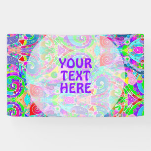 Handgemachte und digital gestrichene Muster Art 22 Banner