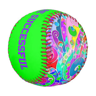 Handgemachte und digital gestrichene Muster Art 22 Baseball