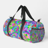 Handgemachte und digital gestrichene Muster Art 22 Duffle Bag (Rechte Ecke)