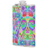 Handgemachte und digital gestrichene Muster Art 22 Flachmann (Links)