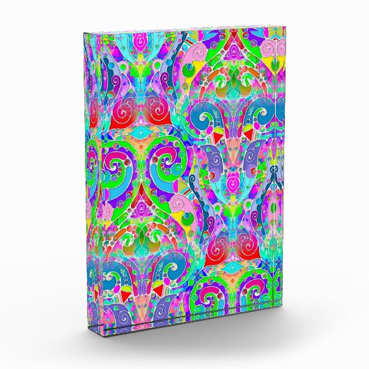Handgemachte und digital gestrichene Muster Art 22 Fotoblock (Links)