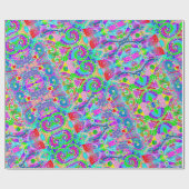 Handgemachte und digital gestrichene Muster Art 22 Geschenkpapier (Flach)