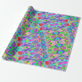 Handgemachte und digital gestrichene Muster Art 22 Geschenkpapier (Ungerollt)