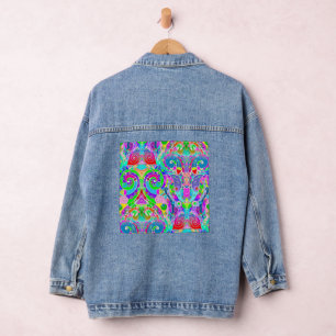 Handgemachte und digital gestrichene Muster Art 22 Jeansjacke