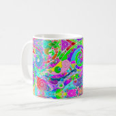 Handgemachte und digital gestrichene Muster Art 22 Kaffeetasse (Vorderseite Links)