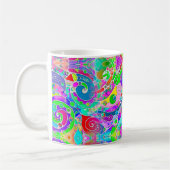 Handgemachte und digital gestrichene Muster Art 22 Kaffeetasse (Links)