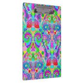 Handgemachte und digital gestrichene Muster Art 22 Klemmbrett (Rechts)