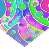 Handgemachte und digital gestrichene Muster Art 22 Kurzer Tischläufer (Ecke)