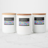 Handgemachte und digital gestrichene Muster Art 22 Lebensmitteletikett (Flaschen)