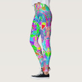 Handgemachte und digital gestrichene Muster Art 22 Leggings (Links)