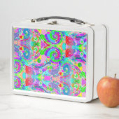 Handgemachte und digital gestrichene Muster Art 22 Metall Brotdose (Beispiel)