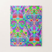 Handgemachte und digital gestrichene Muster Art 22 Puzzle (Vertikal)