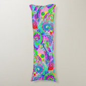 Handgemachte und digital gestrichene Muster Art 22 Seitenschläferkissen (Vorderseite Vertikal)