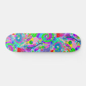 Handgemachte und digital gestrichene Muster Art 22 Skateboard (Horizontal)