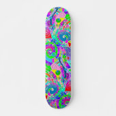 Handgemachte und digital gestrichene Muster Art 22 Skateboard (Vorne)