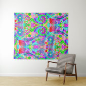 Handgemachte und digital gestrichene Muster Art 22 Wandteppich (Beispiel (Horizontal))