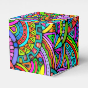 Handgemachte und digital gestrichene Muster Art 27 Geschenkschachtel
