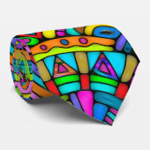 Handgemachte und digital gestrichene Muster Art 27 Krawatte (Gerollt)