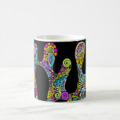 Handgemachte und digital gestrichene Muster Art 28 Kaffeetasse (Mittel)