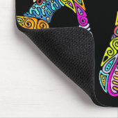 Handgemachte und digital gestrichene Muster Art 28 Mousepad (Ecke)
