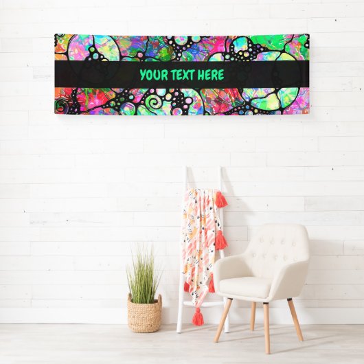 Handgemachte und digital gestrichene Muster Art 31 Banner (Insitu)