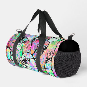 Handgemachte und digital gestrichene Muster Art 31 Duffle Bag