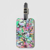 Handgemachte und digital gestrichene Muster Art 31 Gepäckanhänger (Vorderseite Vertikal)