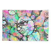 Handgemachte und digital gestrichene Muster Art 31 Kissenbezug (Rückseite)