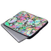 Handgemachte und digital gestrichene Muster Art 31 Laptopschutzhülle (Vorne Knopf)