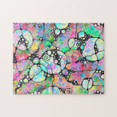 Handgemachte und digital gestrichene Muster Art 31 Puzzle (Horizontal)