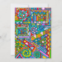 Handgemachte und digital gestrichene Muster Art 53