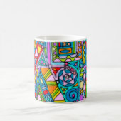 Handgemachte und digital gestrichene Muster Art 53 Kaffeetasse (Mittel)