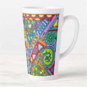 Handgemachte und digital gestrichene Muster Art 53 Milchtasse (Rechts)