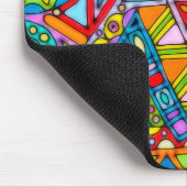 Handgemachte und digital gestrichene Muster Art 53 Mousepad (Ecke)