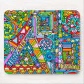 Handgemachte und digital gestrichene Muster Art 53 Mousepad (Vorne)