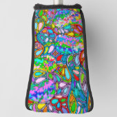 Handgemachte und digital gestrichene Muster Art 54 Golf Headcover (Rotieren 90)