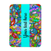 Handgemachte und digital gestrichene Muster Art 54 Magnet (Vertikal)