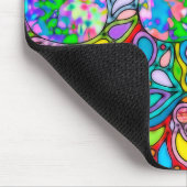 Handgemachte und digital gestrichene Muster Art 54 Mousepad (Ecke)