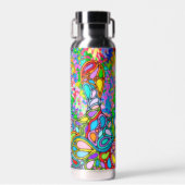 Handgemachte und digital gestrichene Muster Art 54 Trinkflasche (Vorne)