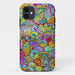 Handgemachte und digital gestrichene Muster Art 6 Case-Mate iPhone Hülle
