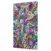 Handgemachte und digital gestrichene Muster Art 8 Klemmbrett (Links)