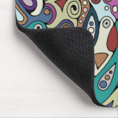 Handgemachte und digital gestrichene Muster Art 8 Mousepad (Ecke)