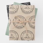 Handgemachte Verpackung Kunsthandwerker-Geschenkgu Geschenkpapier Set (Beispiel)