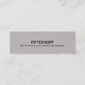 Handgemachte Visitenkarte des Schmuck-2 (Rückseite)