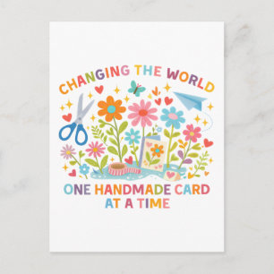 Handgemachter Kartenhersteller Papierhandwerk Hobb Postkarte